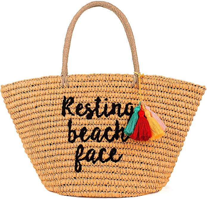Wicker/straw bag - Amazon.com